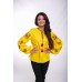 Embroidered Blouse "Bohemian Roses" yellow